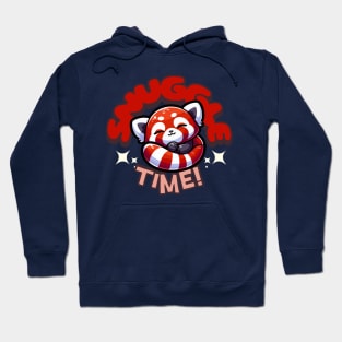 Cute Chibi Red Panda - Napping for Snuggle Time Hoodie